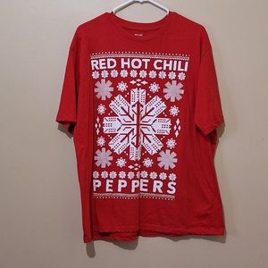 Red Hot Chilli Peppers Christmas Tshirt